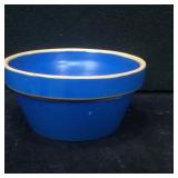Small Clay City Pottery Dark Blue Stoneware Bowl