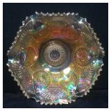 Imperial Carnival Glass Marigold Twins Pattern