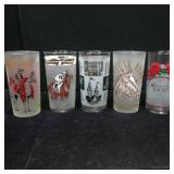 (5) Kentucky Derby Glasses: 1961, 1962, 1963, 1966