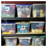 Many Totes of Yarn