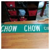 Chow Chow Dr Street Sign