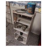 Wooden Box with Various Bits of Older Decor