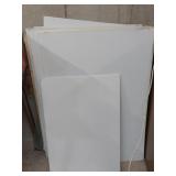 Several White Plastic Boards