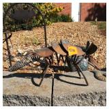 Outdoor Decor Cast Iron Crocadile Armadillo etc