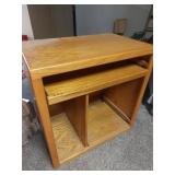 Wooden Cart on Casters