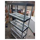 White Plastic Shelves