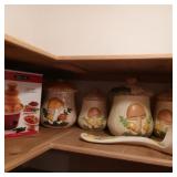Mushroom Canisters & Bella Fondue Fountain