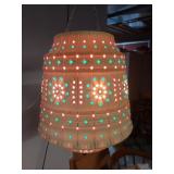 Chandelier with Red & Green See Throughs