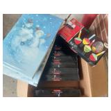 (8) Packs of Bubble Lights & Snowman Boxes