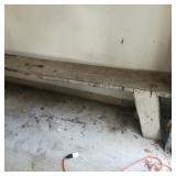 Grey Painted Bench