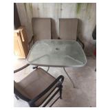 Outdoor Patio Table & 5 Chairs