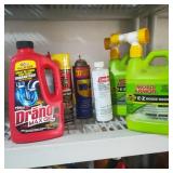 Cleaner, Drain Gel, WD40,...