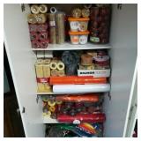 Crafting Supplies & Storage Closet