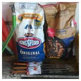 BBQ Related Items - Charcoal & Utensils