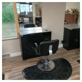 Hair Dresser Work Station, Chair, Mat