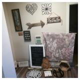 Wall Decor, Heart, Metals & Chalk Board etc.