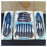 19 pc Scheffiled English Cultery Set