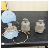 Diminutiive Elephant Lights & Blue Annabellum Lamp