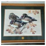 Medallion Series Duck Unlimited Signed Framed