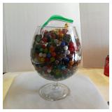 Massive Glass Of Marbles