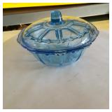 Light Blue Covered Dish