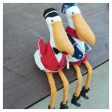 2 Pelicans Shelf Decor Items
