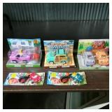 (3) Chevron Kids Toy Cars & (2) Mini Cars