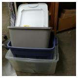 (4) Totes with Lids