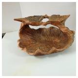 Handcarved  Wooden Chip & Dip
