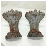 Pair of Cast Iron Lion Paws