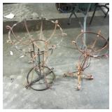 2 Metal Plant Stands