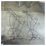 2 Metal Candle Holders