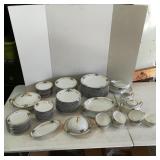 (80+ Pcs) Hand Painted Meito China Dish Set