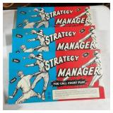 (3) Sealed 1967 Baseball Strategy Manager Games