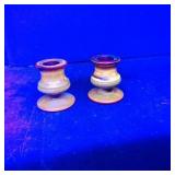 Red Candle Holders (Glows Orange)
