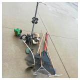 Weed Eater, Edger, Rakes & Nut Collector