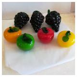 Assortment of Glass Fruit