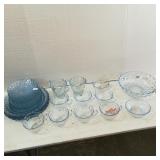Sapphire Blue Bubble Glass (29 pcs)
