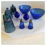Dark Blue Candle Holders & Dishes