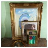 (5) Gold Painted Frames
