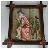 Arts & Crafts Period Frame with Color Lithograph