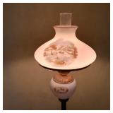Currier @ Ives Homestead In the Winter Floor Lamp