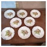 8 Germany Grape Plates