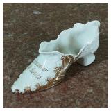 Porcelain Slipper Marked St Louis Souvenir