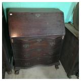 Slate Front Desk with Drawers