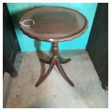 Circle Top Wooden Table