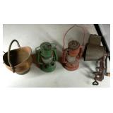 Small Lanterns, Regina Grater & Copper Pitcher