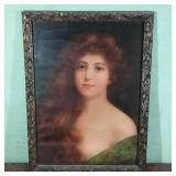 Arts and Crafts Frame Print of Gibson Girl19x23.5