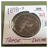 1878 S Trade Silver Dollar