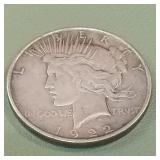 1922 Peace Silver Dollar